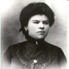 Konstanty Ildefons Gałczyński's mother, Wanda Łopuszyńska, around 1900