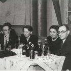 From the left: Juliusz Kydryński, Krystyna Eile, Konstanty I. Gałczyński, Janina Ipohorska (Kamyczek), Natalia Galczyńska, Marian Eile