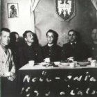 Christmas in Altengrabow, 1942. Gałczyński — third from the left