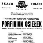 Porfion Osiełek: Teatr Polski